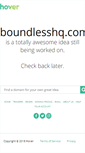 Mobile Screenshot of boundlesshq.com